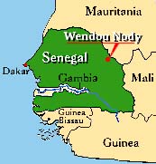 Senegal map